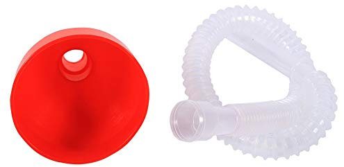 Entonnoir, Akozon Entonnoir avec Tuyau Souple en Plastique pour Remplissage Essence Huile Eau de Véhicules Voiture Moto