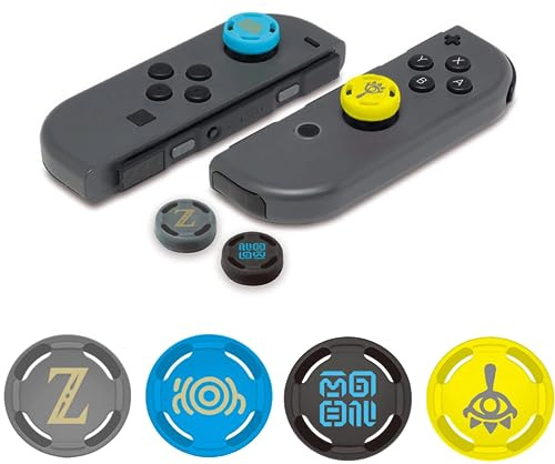 4 Botones, empuñadura de Silicona para el Pulgar para Tapas de Repuesto del Controlador, Joystick analógico Antideslizante de Repuesto para empuñaduras, Tapa de Silicona Pro