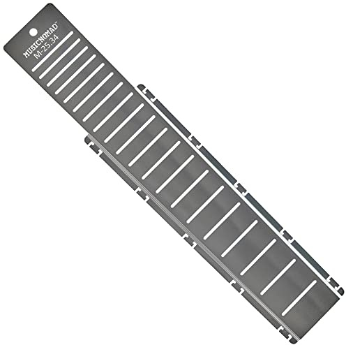 MusicNomad MN803 Fret Shield™ - Griffbrettschutzwerkzeug für Bundpolierarbeiten an Gitarren mit 25.34 Mensur | Schützt das gesamte Griffbrett beim Polieren auf 64,36 cm großen Gitarren