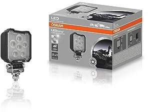 OSRAM LEDriving® Cube WL VX100-WD, LEDWL107-WD, phares de travail LED OFF ROAD, 2000 lumens, faisceau lumineux jusqu'à 56 m de long, 12V/24V, boîte pliable (1 lampe)