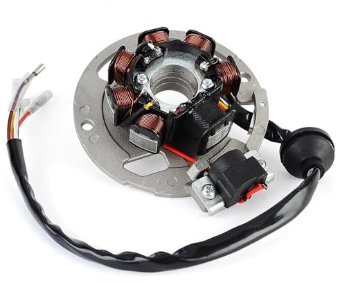EKEGUY Stator Lichtmaschine Motorrad Stator Spule Für YH50 YM50 Für Breeze Fizz YN50R YQ50L Für Aerox YQ50 Für Aerox-R YQ50L Lichtmaschine