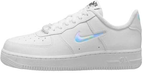Nike Air Force 1 Low Damen-Sneaker, Mehrfarbig, Größe 43, Weiß/Mehrfarbig, 42 EU