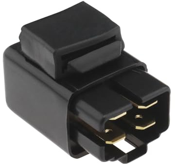 VGOL 1PC 1 Relé De Arranque Solenoide De 4 Pines Interruptores De Relé De Arranque De Coche para Trabajo Pesado Camión Motocicleta Barco Compatible con Yamaha Compatible con Aerox