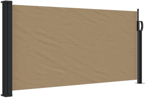 vidaXL Auvent latéral rétractable Taupe 100x300 cm