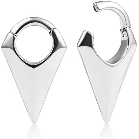 Vankula Ohr Tunnel Gewichte Flesh Ear Weights Hangers Edelstahl für männer damen Ohrpiercing Gestreckte Schmuck 4mm 6mm