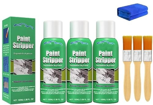 Sverniciatore efficiente, ad alta efficienza, per superfici metalliche, sverniciatore per auto, striscia di vernice, sverniciatore (3 pezzi)