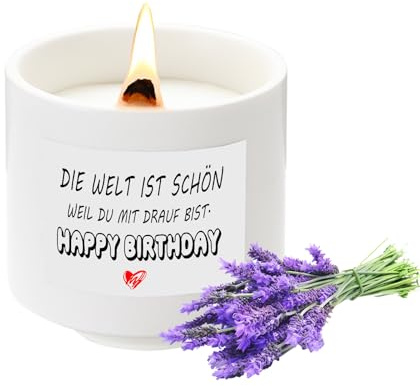 Geburtstagsgeschenk für Frauen, Duftkerze Geschenke zur Geburt für Frau | Für Freundin Mama Papa Schwester Tochter Kollegen Männer, Beste Freundin Geburtstag Geschenk