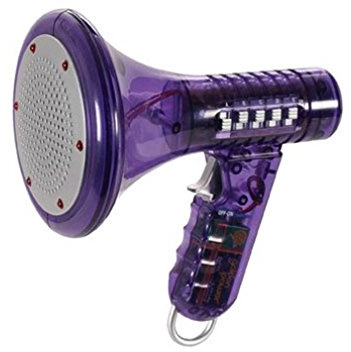 Toysmith Tech Gear Multi Voice Changer – Megaphone Toy with 8 Voice Effects and LED Lights – Fun Outdoor Toy for Kids Ages 5+ – Cool Gag Gifts or Birthday Gift Idea – Colors May Vary, Battery Included