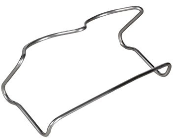 Eschenfelder Abtropf-Gestell für 2 Sprossen-Gläser aus Edelstahl