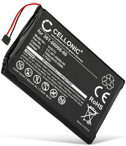 CELLONIC Akku kompatibel mit Garmin 2689LMT 6-inch, Dezl 760, 361-00066-00 | (1500mAh-3.7V-Lithium-Ionen) für Garmin Camper 760, 760LM, 760LMT-D, Dezl LMT, 770LM, Nüvi 2689, 2757, 2795, 2797