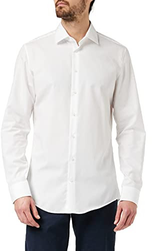 Seidensticker Herren Business-Hemd - Slim Fit - Bügelfrei - Kent Kragen - Langarm - Baumwolle