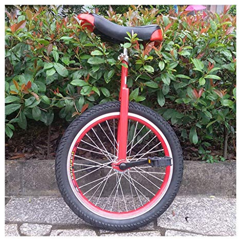 TXTC 18-Zoll-Rad Einrad, High-Strength Manganstahl Gabel, Verstellbarer Sitz, Aluminiumlegierung Buckle, Ergonomischer Sattel Pedal, Laufrad Fahrrad, for Frauen Und Männer Outdoor Sport