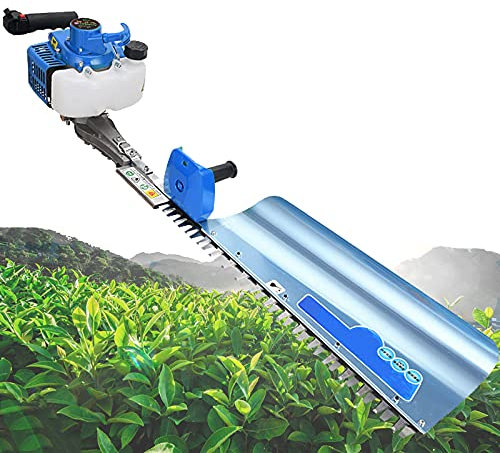 LXYYSG Taille Haies Thermique, Taille-Haies Moteur 2 Temps Débroussailleuse, Taille Haies sans Fil à Essence, Cisaille à Gazon avec Protège-Lame pour Jardins/Parcs