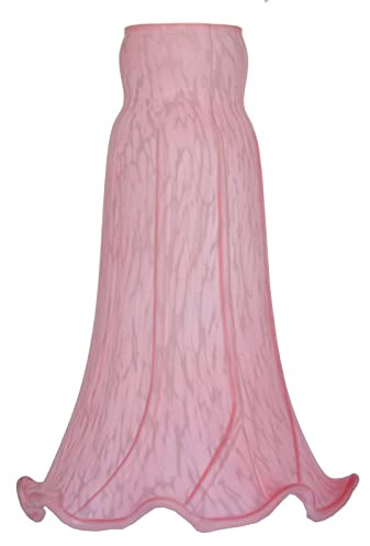 JUSTYINUO Pink Pond Lily Lamp Shade Tulip Glass Lampshade Replacement 4.5 Wide X 6 Tall X 1.5 Fitter Lighting Accessories Shades