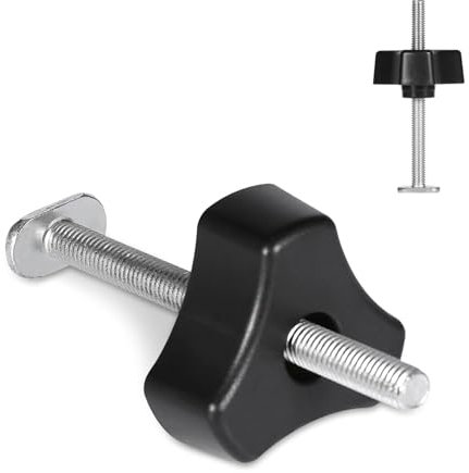 Agatige klemmhebel, schnellspanner, T Nut Schiene, M8 Kunststoffgriff Schnellwirkende Niederhalteklemme T-Track Metall T Schrauben Halter Klemme, Gelten für Werkzeug zur Holzbearbeitung