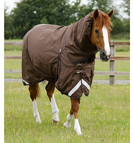 Premier Equine wasserdichte Outdoor-Decke für Pferde mit Halsabdeckung Buster 400 g