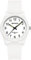 findtime Weiß Damenuhren 5ATM Wasserdicht, Einfach Minimallistic Armbanduhr für Damen Silikon Armband Analog Quarz Sportuhr für Mädchen Frauen Kids
