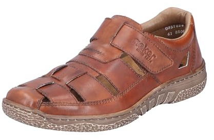 Rieker Men's 03578 Low Shoes, Brown, 9 UK