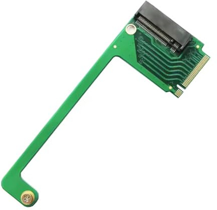 xiwai PCI-E 4.0 NVME M-Key 22 x 30 mm auf 22 x 80 mm, 90 Grad abgewinkelte Verlängerung, SSD-Upgrade-Adapter, kompatibel mit ROG Ally Gaming