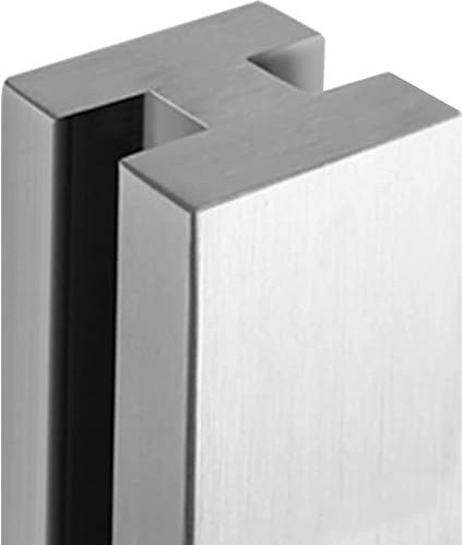 Collier de serrage en acier inoxydable pour poteau de balustrade carré 95 cm
