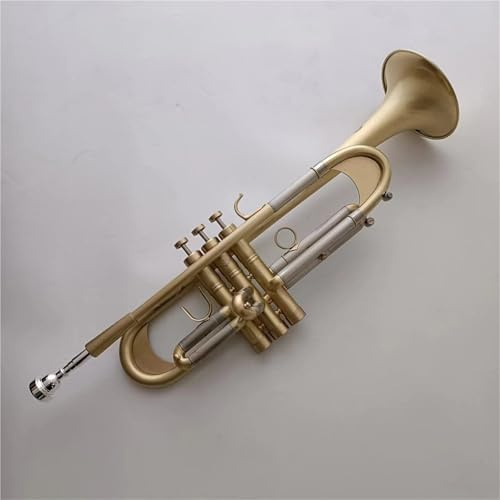 Standard Trompeten Set Trompeteninstrument B Flat Heavy Frosted Instrument Professionelle Bandaufführung