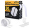Hook and Loop Tape 9M × 25MM Double Sided Extra Strong Self Adhesive Strips Sticky Back White Tape Rolls Suitable for Carpet Fabric Sofa Wall Hanging Sew Industrial Home Outdoor (White)