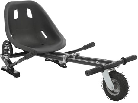 Hoverboard Sitz, 45x50cm Verstellbarer Balancing Scooter Sitz, Balancing Scooter Sitzbefestigung Zubehör, Sitzbefestigung passend für 6,5-10 Zoll Balancing Scooter (Schwarz)