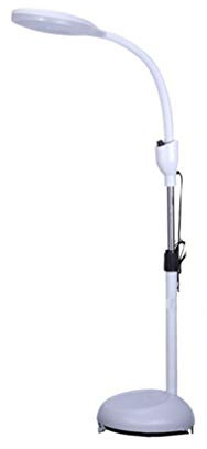 TBLOTYD Floor Lamp Standing Light Vertical Lamps Lights Beauty Salon LED Cold Light Magnifying Glass Tattoo lamp Beauty lamp Nail Beauty Eyeshadow Shadowless Floor lamp