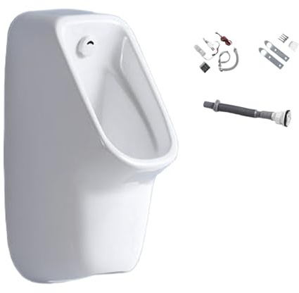 Smart Sensing - Orinatoio da uomo, in ceramica, da parete, per uso esterno e commerciale, in bagno, centri commerciali, ristoranti, bar, scuole, ideale per aree ad alto traffico