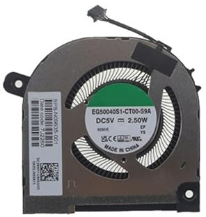 Ventilateur de refroidissement for processeur et carte graphique d'ordinateur portable EG50060S1-C610-S9A EG50040S1-CT00-S9A, compatible avec HP, Envy, X360 15-EY TPN-C157(N09635-001)