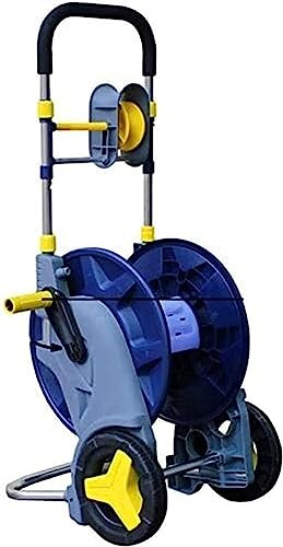 MKAK Carrello Avvolgitubo Acqua Di Lavaggio Auto Irrigazione Da Giardino Camion Irrigatore Che Può Contenere 30 M Staffa Retrattile Tubo Flessibile Con Ruote