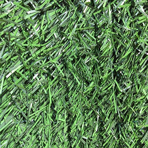 BricoQui Siepe Artificiale sempreverde Green con Foglie ad ago Varie Misure Fascette Omaggio (1 m)