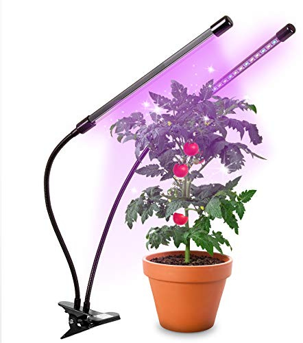 Duronic GLC24 Pflanzenlampe, 40 W Growlight Vollspektrum mit 36 LEDs | Pflanzenleuchte innen, Beleuchtung für Kräuter, ideal für zwei Pflanzen