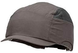 3M First Base+ Anstoßkappe / Kopf-Schutzkappe / Sicherheitskappe, Schwarz mit Standard-Schirm 70 mm