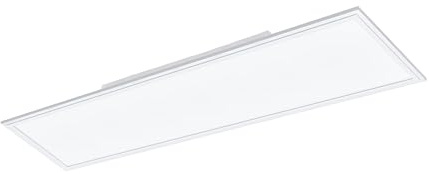 EGLO connect.z Smart-Home LED Panel Salobrena-Z, L x B 120 x 30 cm, ZigBee | App und Sprachsteuerung Alexa, Lichtfarbe einstellbar (warmweiß-kaltweiß), dimmbar, Alu Deckenlampe weiß