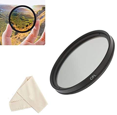 Filtre polarisant circulaire pour objectif d'appareil photo Sigma 56 mm f/1.4 DC DN 55 mm