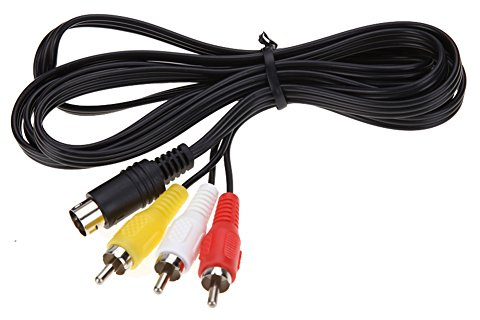Câble AV o Vidéo 3 1,8 m 9 broch pour Sega NIS 2 ou 3