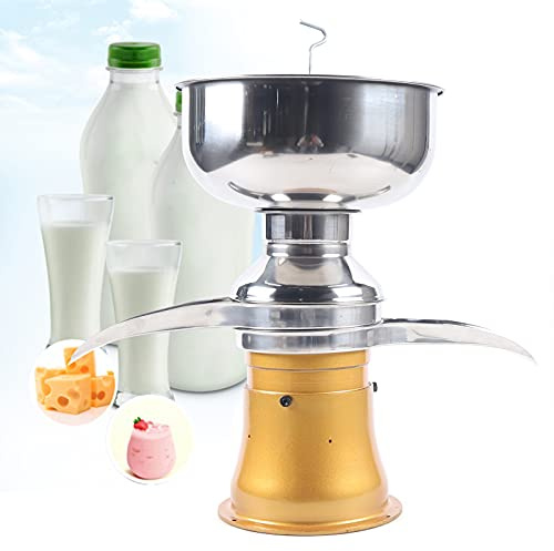 30 W elektrisk mjölkcentrifug, grädde, ost, godis, 50 l/h, elektrisk mjölkseparator, mjölkavskiljare, Owein, getter