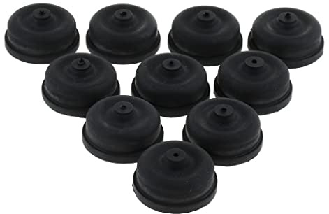 ＡＷＨＡＯ 10er-Pack Ersatzteile für Aquatische Habitat-Belüftungspumpe, EPDM-Gummi-Belüftungsgeräte Zubehör, Leise und Langlebig, Größe M
