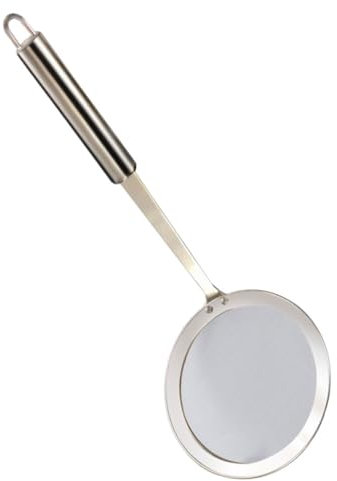 Cabilock 2 Piezas Colador Acero Inoxidable Espumadera Para Pasta Coladores Malla Metalica Colador Skimmer Cucharon Dispensador Jabón Manos En Harina Fideos Finos Alimento