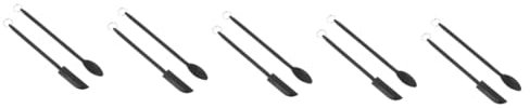 Alipis 5sets Cooking Spatula Mini Silicone Spatula for Jars Baking Peanut Jam Daily Use for Kitchen