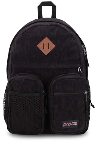 JanSport Granby Remix Backpack Sac à Dos, Velours côtelé Noir, Taille Unique Mixte Adulte