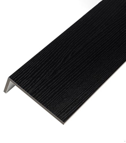 Davanzale Copridavanzale in Acrilico Effetto Legno Nero, Piastra di Ricambio per Davanzali Larghi per Esterni e Interni, Protezione Davanzale Impermeabile e Antipioggia(L80cm(31.5in)xW10cm(4in))