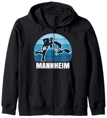 Mannheim Eishockey Fan T-Shirt – Adler Kapuzenjacke