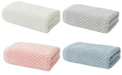 Baluue 4stücke Weicher Baumwollwaschlappen Für Gesicht Und Hände Trocknen Hochabsorbierend Wiederverwendbar Für Jungen Und Mädchen Geeignet Schnell Trocknend Nicht Einlaufend