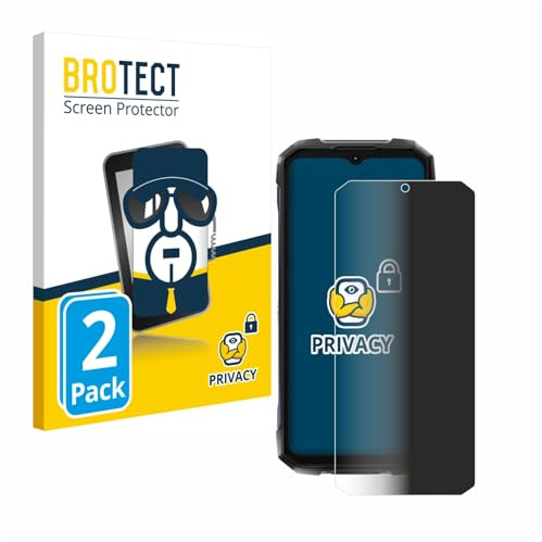 brotect Protection Anti-Espion pour Hotwav Hyper 7 Pro | 2 Pièces Anti-Spy Protection d'écran Made in Germany Privacy Film Écran de Confidentialité Clair