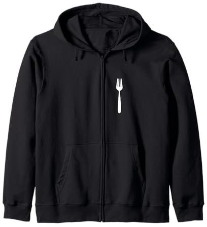 Fourchette, cuisine, restaurant, café, chef restaurant, boulanger, cuisinier Sweat à Capuche