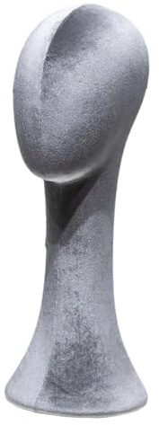 MagiDeal Tête de mannequin, présentoir à perruques, support multifonctionnel pour chapeaux et coiffes, colliers et chapeaux, Style B