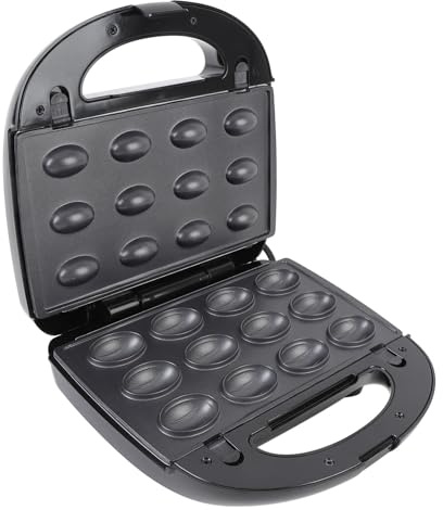 Cryfokt Piatti Rimovibili 6 in 1 Set per Waffle Antiaderente Sostanze Non Nocive Macchina per la Colazione per Genitori Impegnati (Spina europea 220 V)