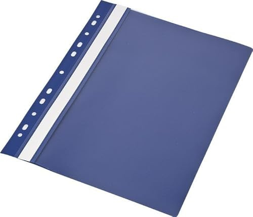 20 Stück Schnellhefter Dokumentenpappe Arbeitsmappe DIN A4 blau für Aktenordner